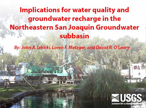 Implications for water quality and groundwater recharge